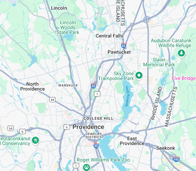 map of pawtucket